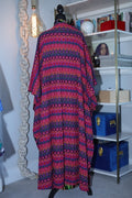 crochet duster jacket in multi-color missoni deadstock | jibri