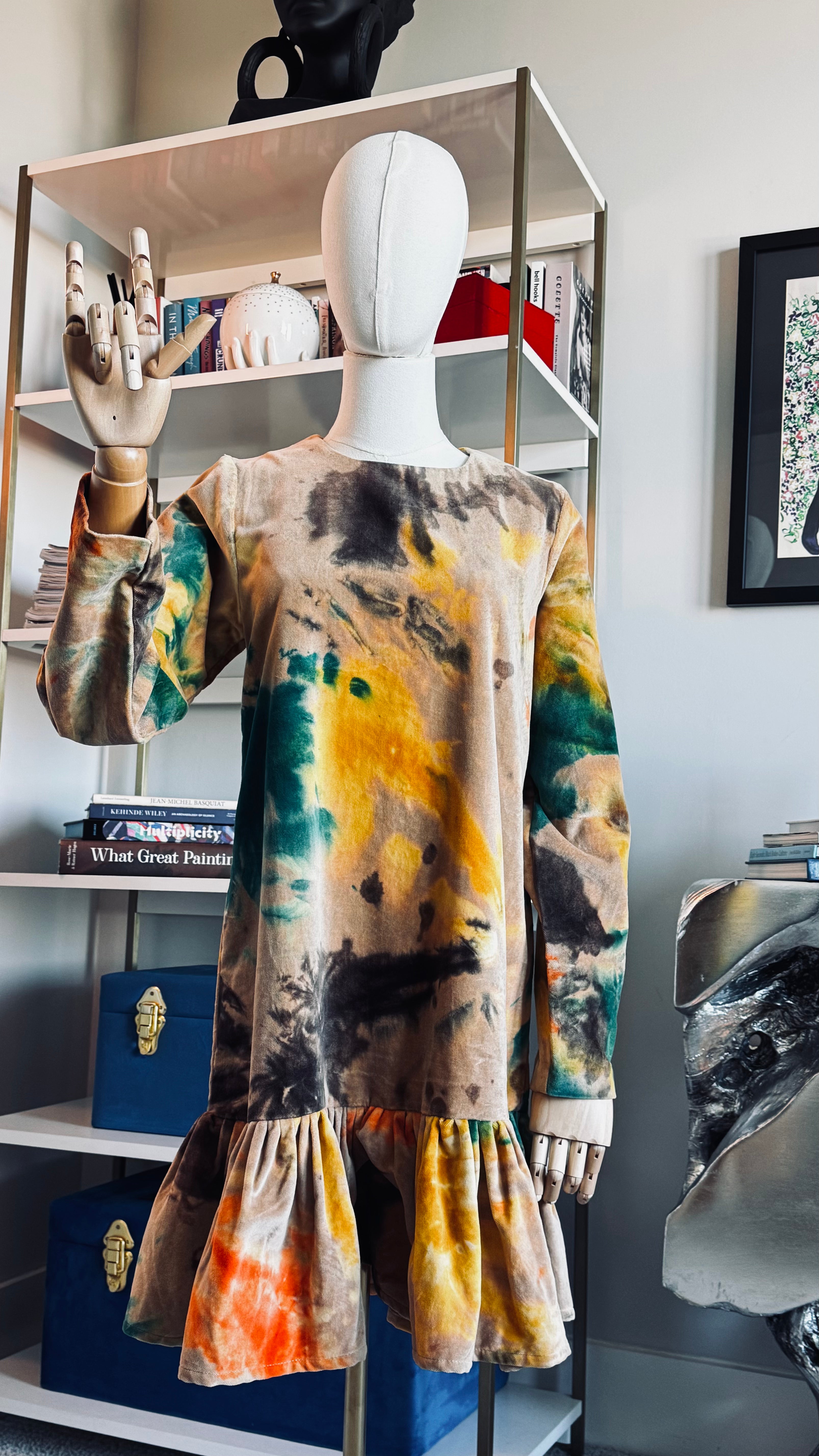 fumi dress in brushed terry | busayo